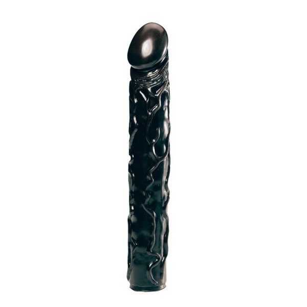 Чёрный фаллоимитатор BIG BONANZA 13 BLACK BUTT PLUG - 33 см