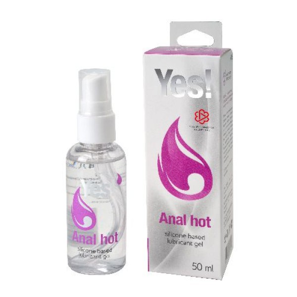 Согревающая силиконовая гель-смазка Yes Anal hot - 50 мл