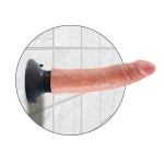 Вибромассажер телесного цвета 7  Vibrating Cock - 20 см