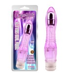 Фиолетовый вибратор Glitters Dual Probe - 21 см