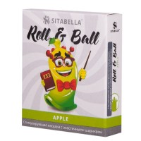 Стимулирующий презерватив-насадка Roll Ball Apple