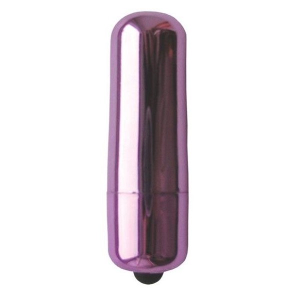 Фиолетовая гладкая вибропуля Erowoman-Eroman - 5,5 см