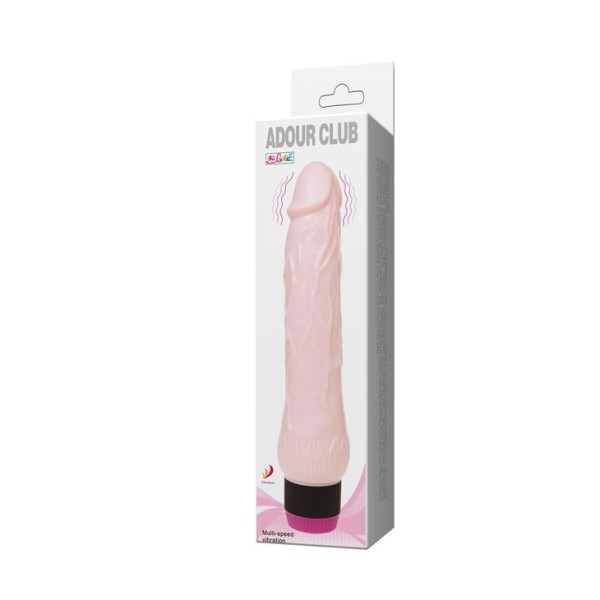 Телесный вибратор Adour Club Fresh - 22 см