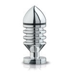 Металлическая анальная пробка Hector Helix Buttplug S - 10 см