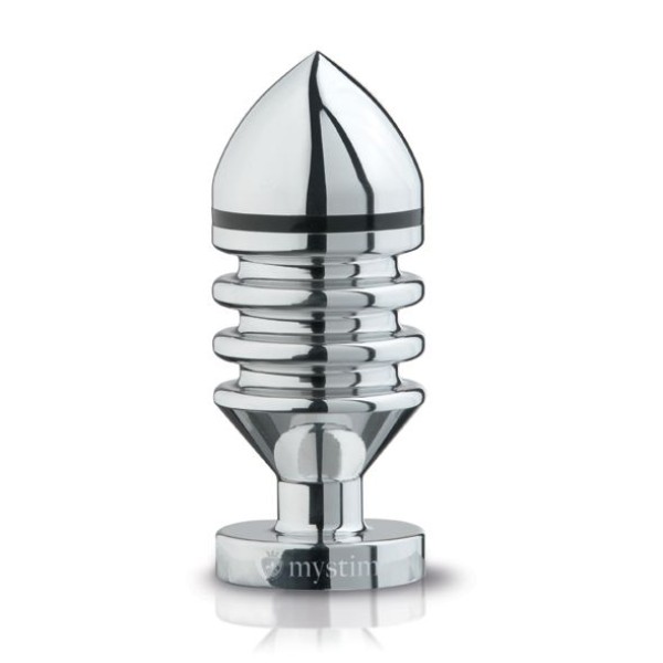 Металлическая анальная пробка Hector Helix Buttplug S - 10 см