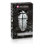 Металлическая анальная пробка Hector Helix Buttplug S - 10 см