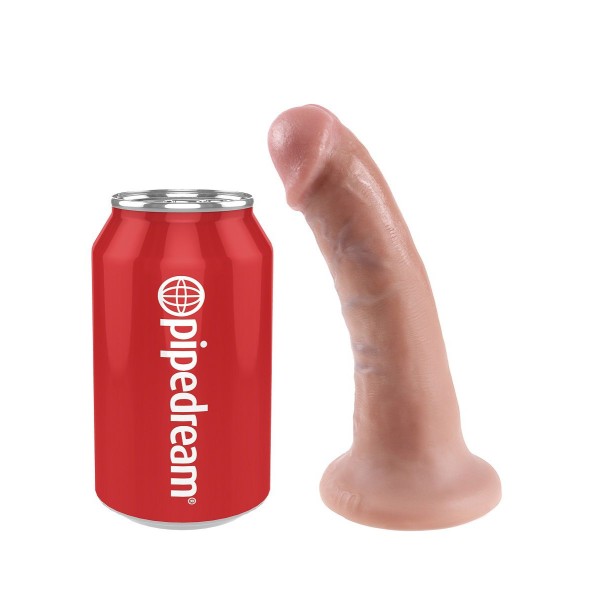 Телесный фаллоимитатор 6  Cock на присоске - 15,2 см