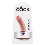 Телесный фаллоимитатор 6  Cock на присоске - 15,2 см