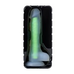 Прозрачно-зеленый фаллоимитатор, светящийся в темноте, Clark Glow - 22 см