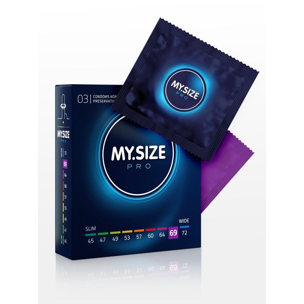 Презервативы MYSIZE размер 69 - 3 шт