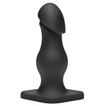 Чёрная анальная пробка TitanMen The Rumpy - 16,5 см