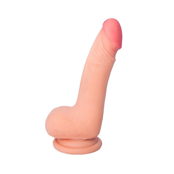 Телесный фаллоимитатор-реалистик Nathan - 18,5 см