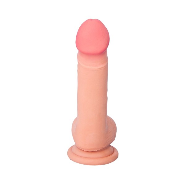 Телесный фаллоимитатор-реалистик Nathan - 18,5 см