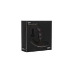 Черный силиконовый стимулятор простаты Levett Nitoc с пультом ДУ