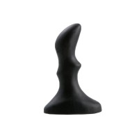Рифленый черный анальный стимулятор Small ripple plug - 10 см. Рифленый черный анальный стимулятор Small ripple plug - 10 см.