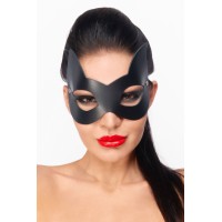 Черная маска Кошечка с ушками Черная маска Кошечка с ушками