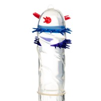 Презерватив с пучками усиков Стимулирующая штучка №1 - 1 шт. Презерватив с пучками усиков Стимулирующая штучка №1 - 1 шт.