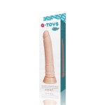 Телесный фаллоимитатор A-toys с присоской - 18см