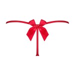 Изысканные трусики-стринги Giftella с бантиком сзади