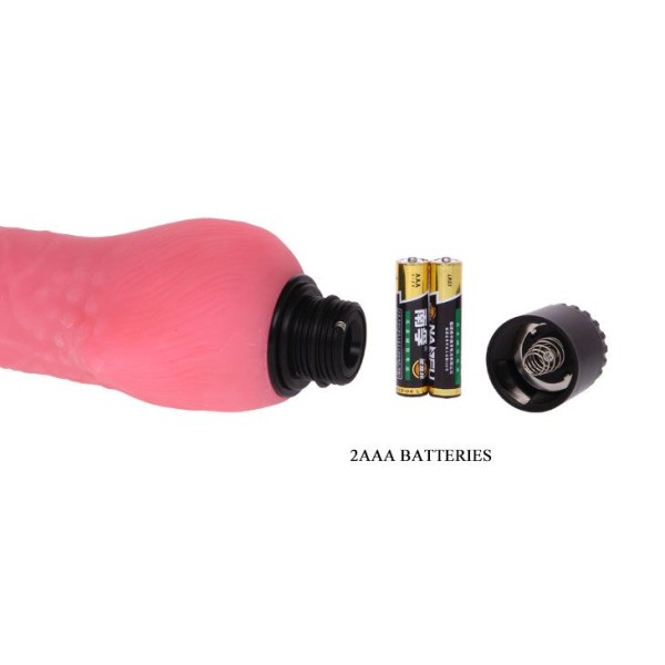 Вибратор телесного цвета Realistic Cock Vibe - 19,5 см