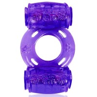Фиолетовое эрекционное кольцо в двумя вибропулями