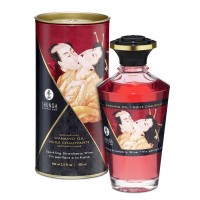 Массажное интимное масло с ароматом клубничного вина - 100 мл. Массажное интимное масло с ароматом клубничного вина - 100 мл.