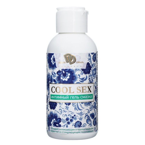 Интимная гель-смазка COOL SEX с легким пролонгирующим эффектом - 100 мл