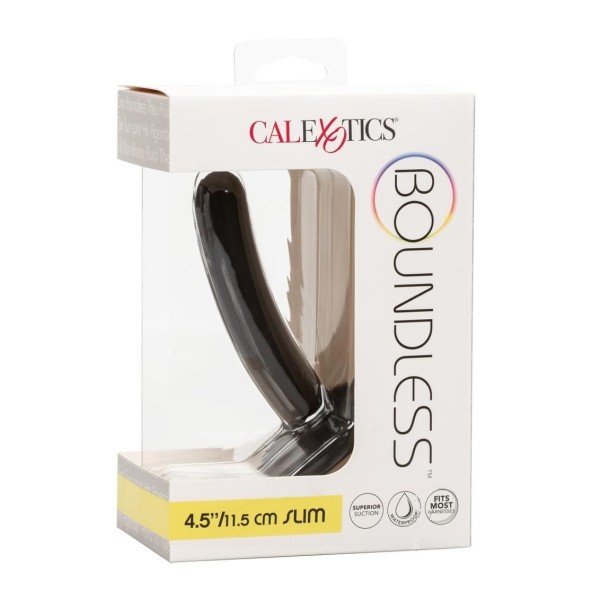 Черный анальный стимулятор Boundless 45” Slim Probe - 11,5 см
