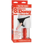 Фаллоимитатор-насадка с трусиками Vac-U-Lock 8  Classic Dong Ultra harness - 20,3 см