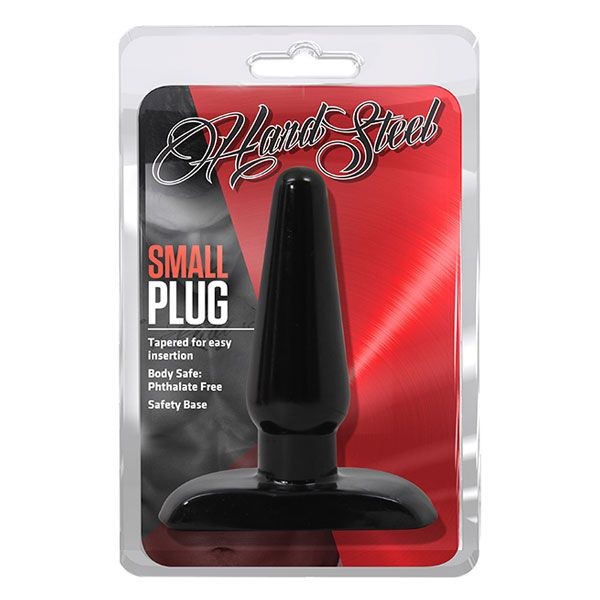 Черная анальная пробка Small Plug - 9 см