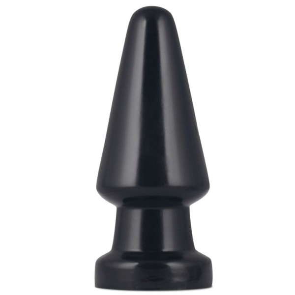 Черная анальная пробка King-Sized Anal Shocker - 19 см