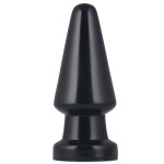 Черная анальная пробка King-Sized Anal Shocker - 19 см