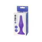 Фиолетовая анальная втулка Toyfa A-toys - 12,5 см