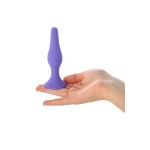 Фиолетовая анальная втулка Toyfa A-toys - 12,5 см