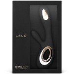 Черный вибратор-кролик Lelo Soraya Wave - 21,8 см