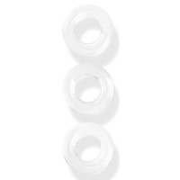 Набор из 3 гладких прозрачных эрекционных колец Набор из 3 гладких прозрачных эрекционных колец