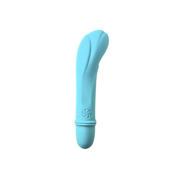Голубой мини-вибратор Universe Secret Flower - 12,6 см
