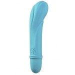 Голубой мини-вибратор Universe Secret Flower - 12,6 см