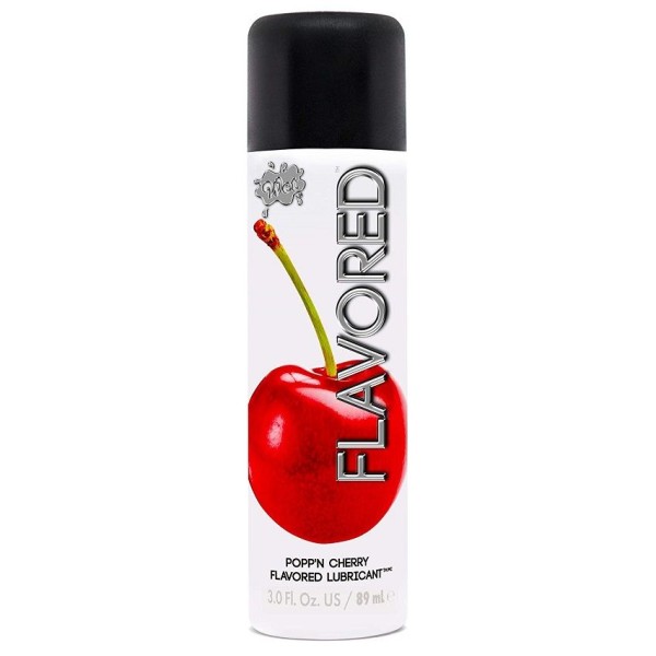 Лубрикант Wet Flavored Popp N Cherry с ароматом вишни - 89 мл