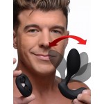 Черный стимулятор простаты 10X P-Flexer Prostate Stimulating Anal Butt Plug - 13,7 см