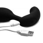 Черный стимулятор простаты 10X P-Flexer Prostate Stimulating Anal Butt Plug - 13,7 см
