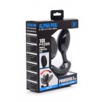 Черный стимулятор простаты 10X P-Flexer Prostate Stimulating Anal Butt Plug - 13,7 см