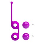 Лиловые вагинальные шарики Kegel Tighten Up III
