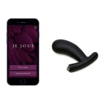 Черный вибромассажер простаты Nuo Vibrating Butt Plug - 10 см