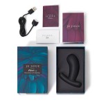 Черный вибромассажер простаты Nuo Vibrating Butt Plug - 10 см