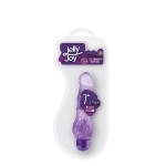 Фиолетовый гелевый вибратор JELLY JOY 7INCH 10 RHYTHMS PURPLE - 17,5 см