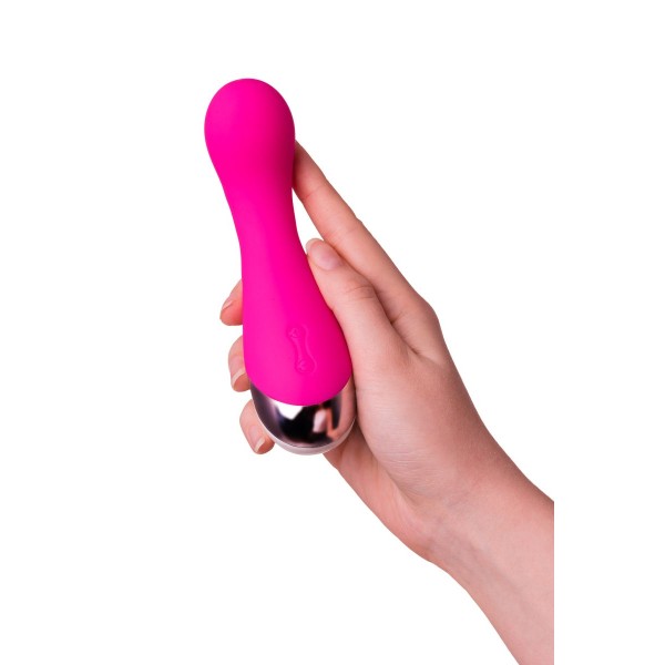 Розовый вибратор L EROINA - 15 см