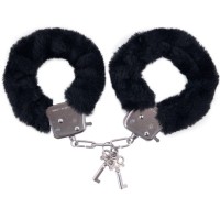 Наручники с чёрной опушкой Наручники с чёрной опушкой