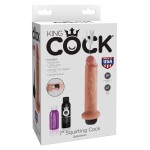 Фаллоимитатор с имитацией семяизвержения 7  Squirting Cock - 21,6 см