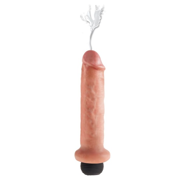 Фаллоимитатор с имитацией семяизвержения 7  Squirting Cock - 21,6 см